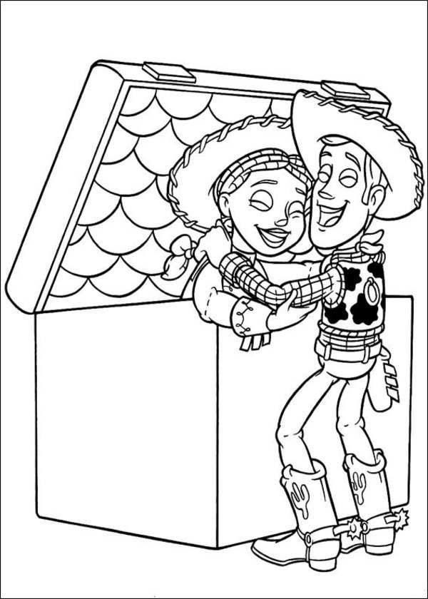 Plansa de colorat cu Toy Story 18 71